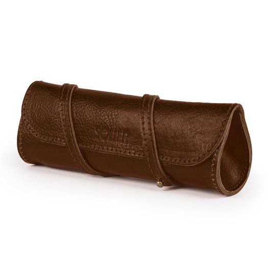 Leather men s pen case SA12 DEEP RED