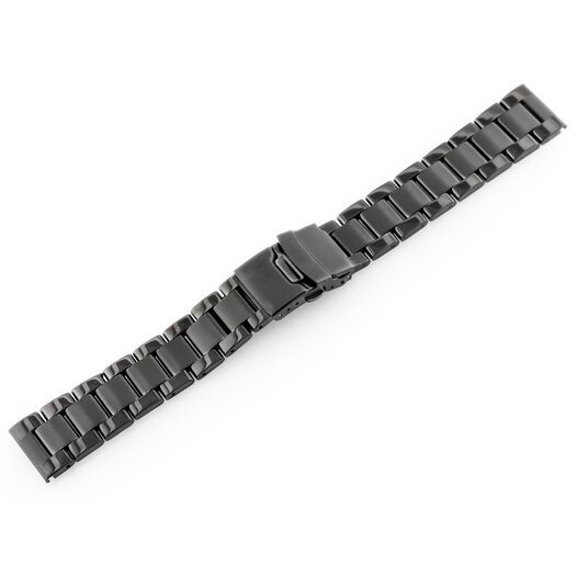 Bransoleta Pacific M3 - Solid Steel - czarna 22mm