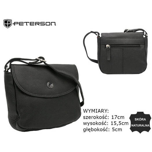 Leather bag PETERSON PTN 17571-FTS