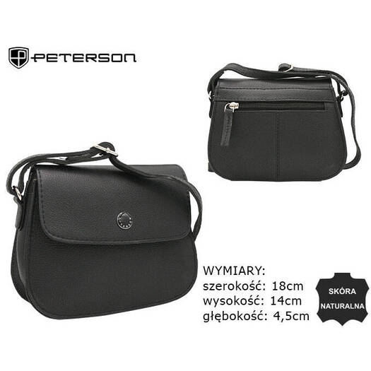 Leather bag PETERSON PTN CL-6-FTS