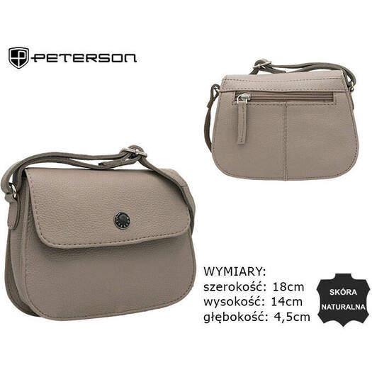 Leather bag PETERSON PTN CL-6-FTS