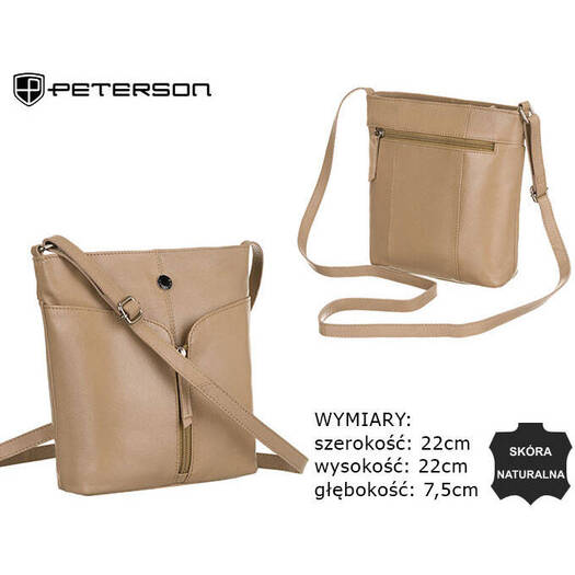 Leather bag PETERSON PTN TOR-372-SNC