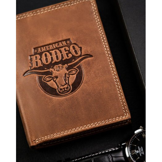 Leather wallet RFID ALWAYS WILD N4-CHM-ROD