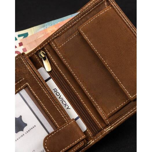 Leather wallet RFID ALWAYS WILD N4-CHM-SHE