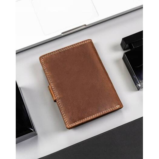 Leather wallet RFID ALWAYS WILD N4L-CHM-BOU