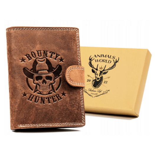 Leather wallet RFID ALWAYS WILD N4L-CHM-BOU