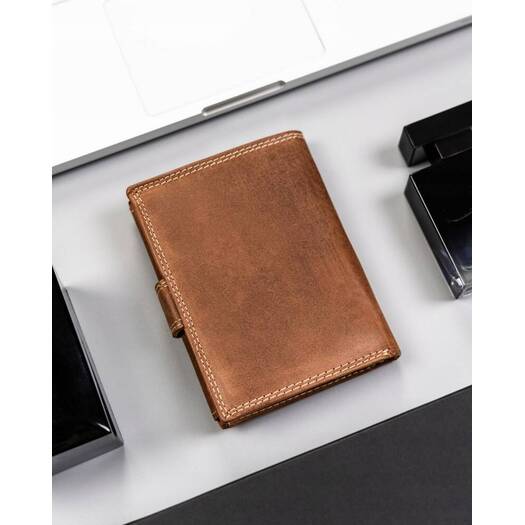 Leather wallet RFID ALWAYS WILD N4L-CHM-ROD