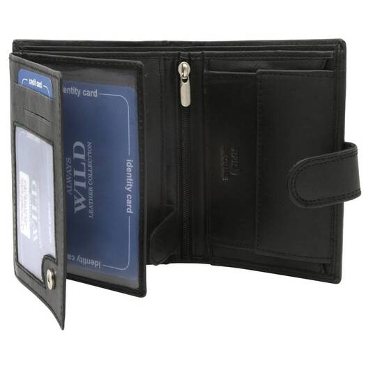 Leather wallet RFID ALWAYS WILD N4L-P-CCD-8127