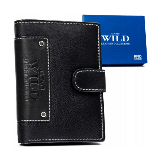 Leather wallet RFID ALWAYS WILD N4L-P-CCD-8127