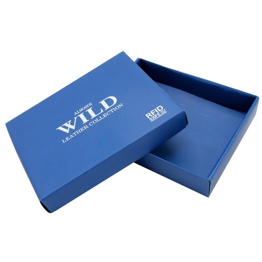 Leather wallet RFID ALWAYS WILD N4L-P-CCD-8127