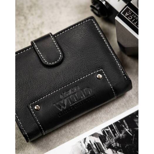 Leather wallet RFID ALWAYS WILD N4L-P-CCD-8127