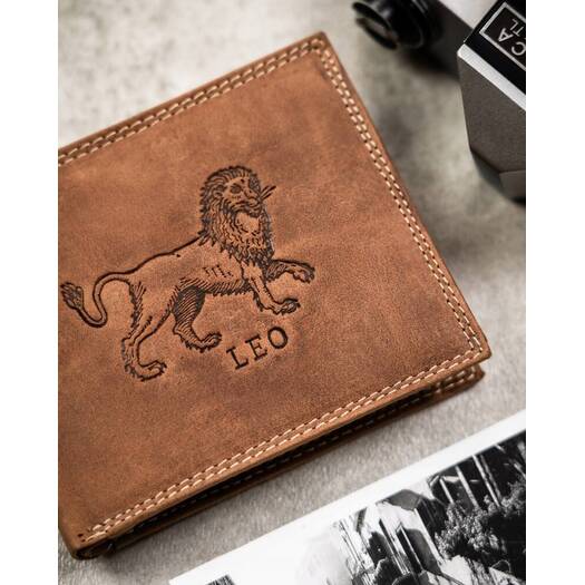 Leather wallet RFID ALWAYS WILD N992-CHM-LEO