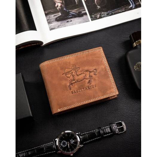 Leather wallet RFID ALWAYS WILD N992-CHM-SAGI