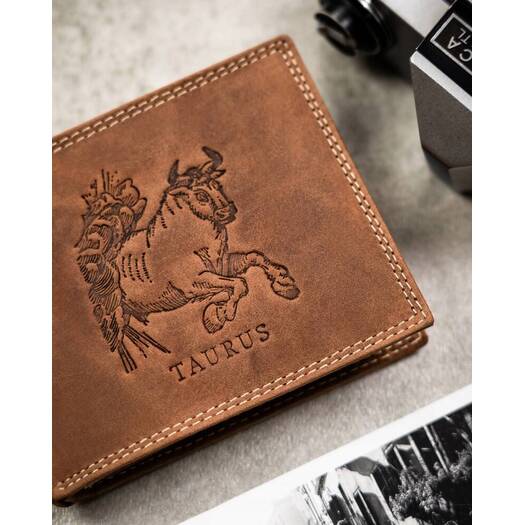 Leather wallet RFID ALWAYS WILD N992-CHM-TAUR