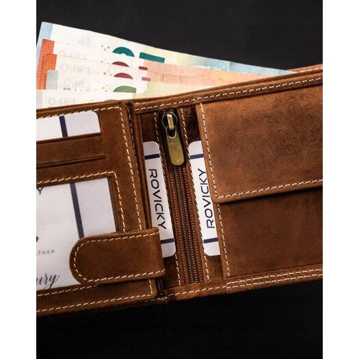 Leather wallet RFID ALWAYS WILD N992-CHM-VIRG