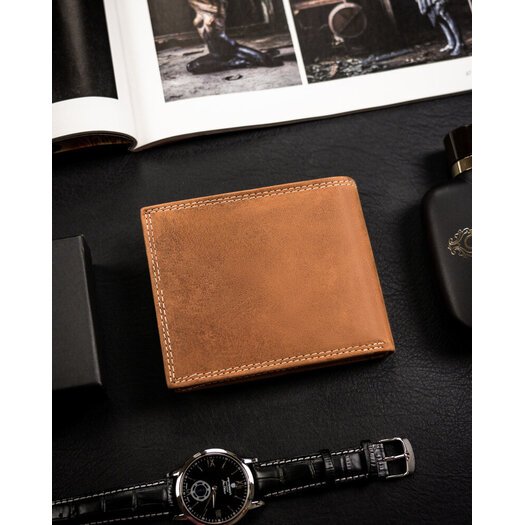 Leather wallet RFID ALWAYS WILD N992-CHM