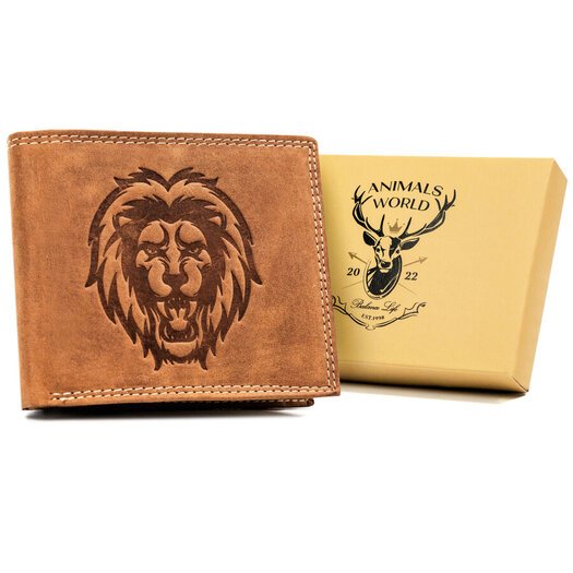 Leather wallet RFID ALWAYS WILD N992-CHM