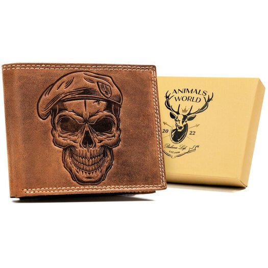 Leather wallet RFID ALWAYS WILD N992-CHM