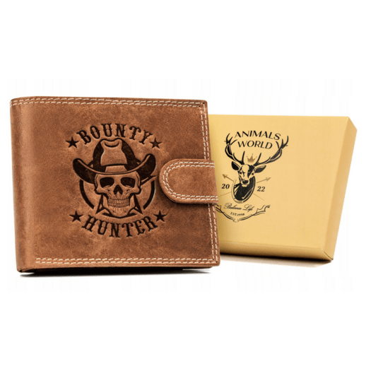 Leather wallet RFID ALWAYS WILD N992L-CHM-BOU