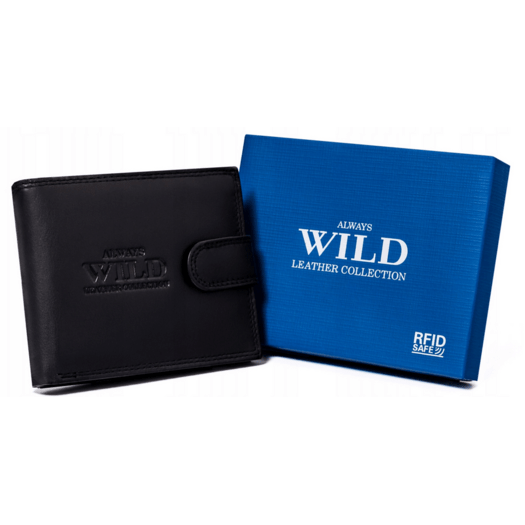 Leather wallet RFID ALWAYS WILD N992L-P-CCD-2-2726 B