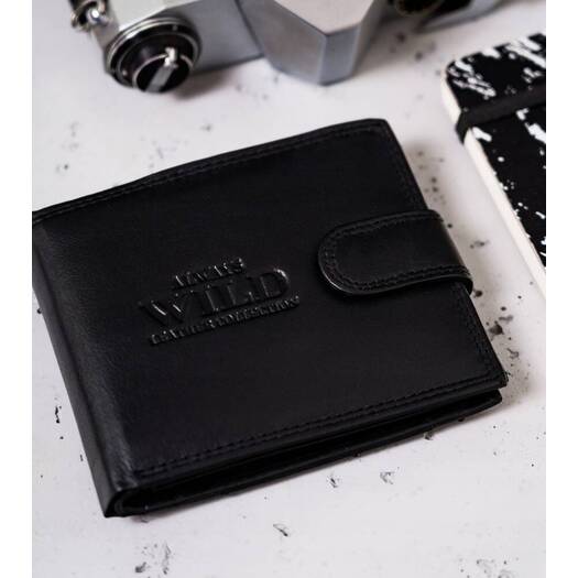 Leather wallet RFID ALWAYS WILD N992L-P-CCD-2-2726 B