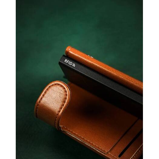 Leather wallet RFID PETERSON PTN 122611906