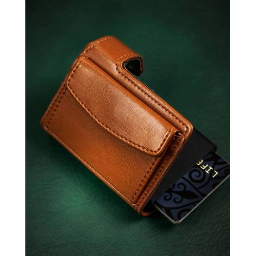 Leather wallet RFID PETERSON PTN 122611906