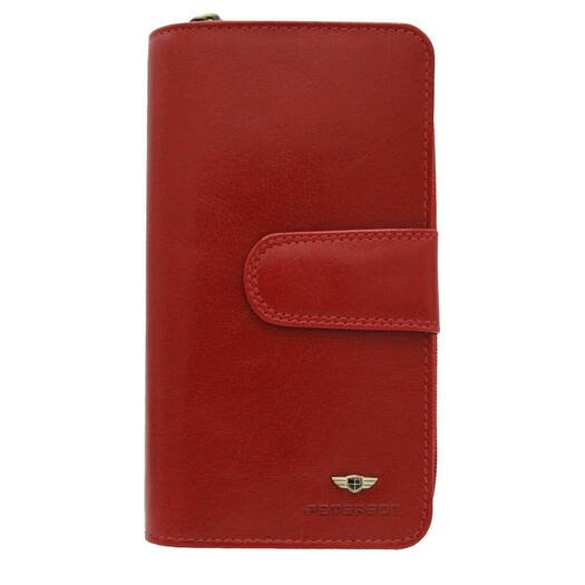 Leather wallet RFID PETERSON PTN 203-VTBD