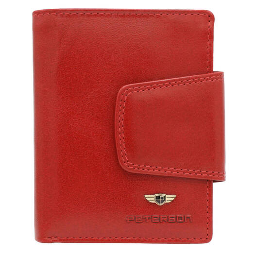 Leather wallet RFID PETERSON PTN 205-VTBD