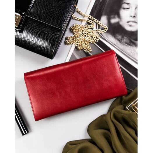 Leather wallet RFID PETERSON PTN 42122-SGN