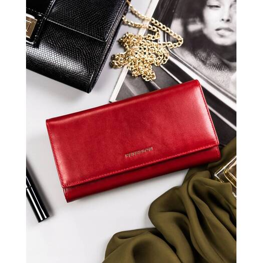 Leather wallet RFID PETERSON PTN 42122-SGN