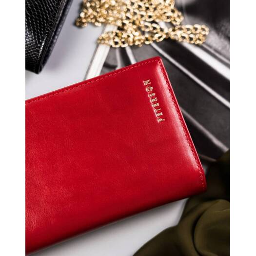 Leather wallet RFID PETERSON PTN 421431-SGN