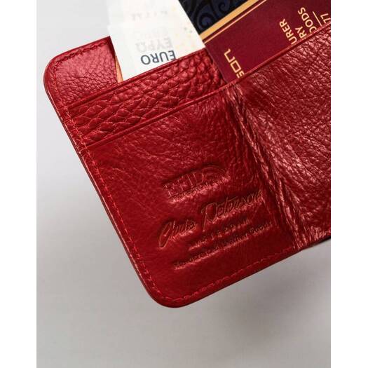 Leather wallet RFID PETERSON PTN 423229-SGN