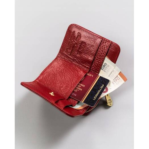 Leather wallet RFID PETERSON PTN 423229-SGN