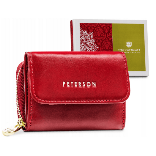 Leather wallet RFID PETERSON PTN 423229-SGN