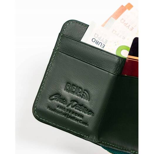 Leather wallet RFID PETERSON PTN 423229-SH