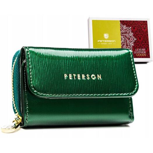 Leather wallet RFID PETERSON PTN 423229-SH