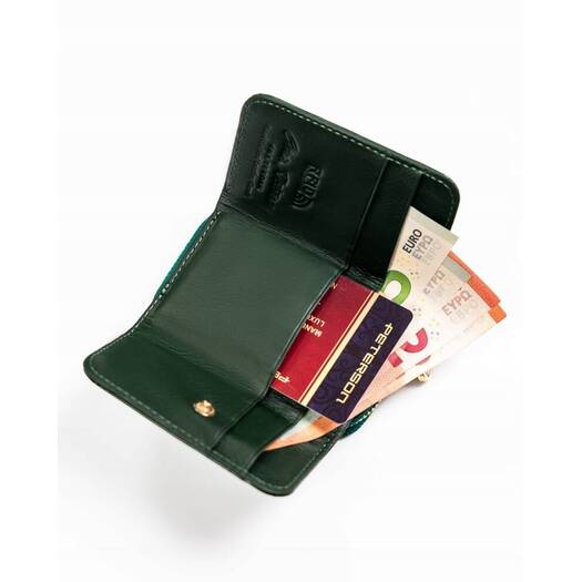 Leather wallet RFID PETERSON PTN 423229-SH