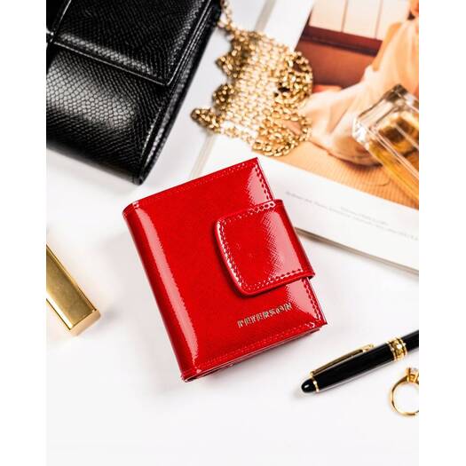 Leather wallet RFID PETERSON PTN 42329-SAF