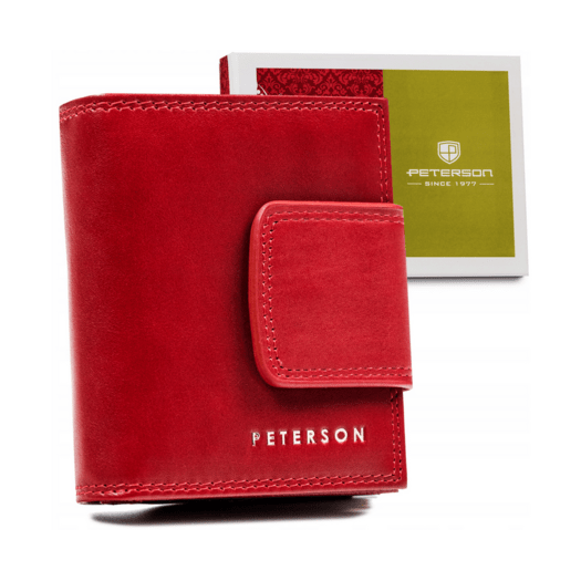 Leather wallet RFID PETERSON PTN 42329-SGN