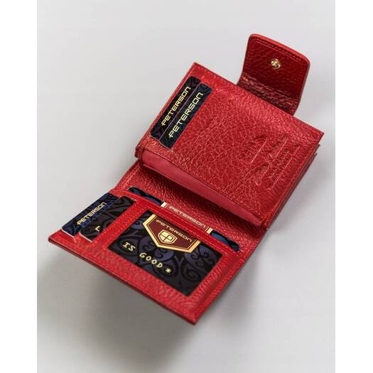 Leather wallet RFID PETERSON PTN 42329-SGN