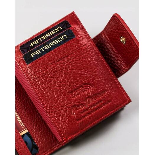 Leather wallet RFID PETERSON PTN 42329-SGN