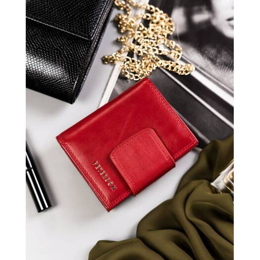 Leather wallet RFID PETERSON PTN 42329-SGN