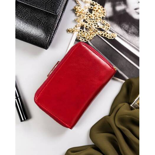 Leather wallet RFID PETERSON PTN 425214-SGN