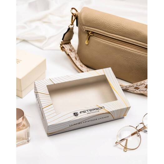 Leather wallet RFID PETERSON PTN KA-26