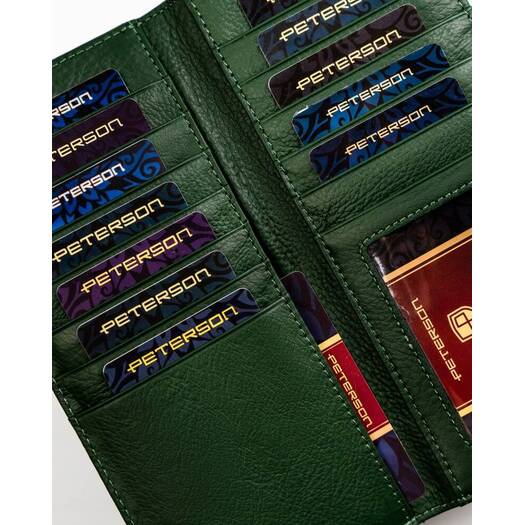 Leather wallet RFID PETESON PTN 42100-SH