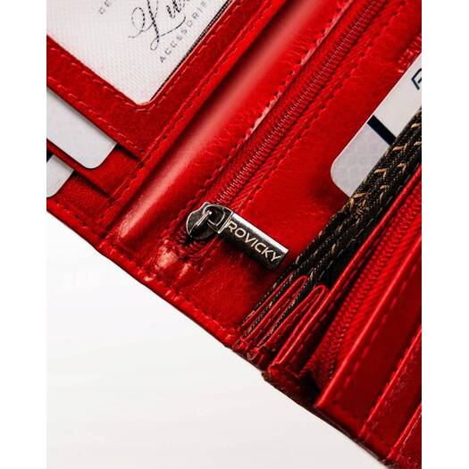 Leather wallet RFID ROVICKY CPR-001-BAR