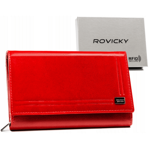 Leather wallet RFID ROVICKY CPR-001-BAR