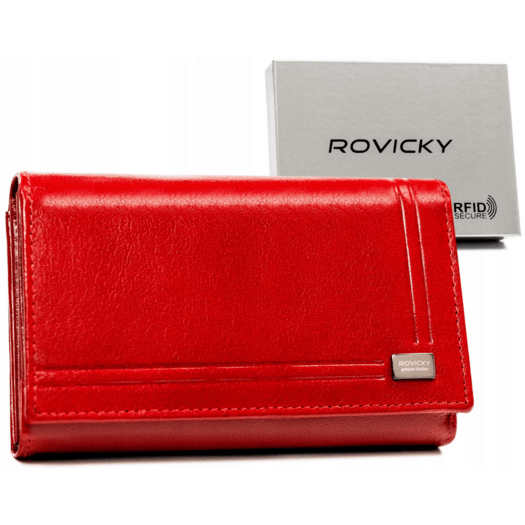 Leather wallet RFID ROVICKY CPR-007-BAR