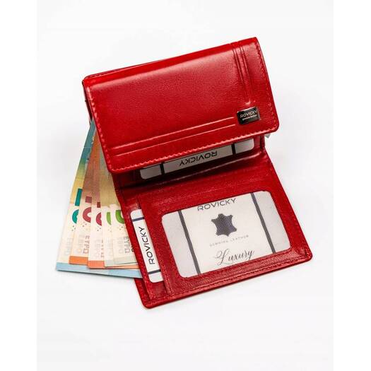 Leather wallet RFID ROVICKY CPR-121-BAR